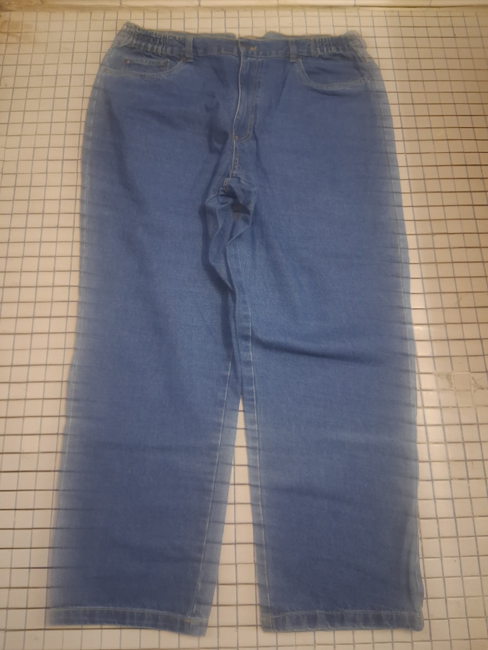 Scania Woods 38X32 Men's Blue Elastic-Waist Jeans
